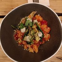 Gnocchi arrabiata at The Green Rocket Cafe in Bath