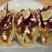 Oyster mushroom tacos  at The Green Rocket Cafe in Bath
