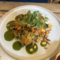 “Ok” bubble and squeak   at The Green Rocket Cafe in Bath