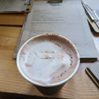 Hot Chocolate at The Green Rocket Cafe in Bath