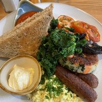 Monster brekky  at The Green Rocket Cafe in Bath