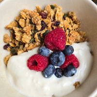 Granola Bowl at The Green Rocket Cafe in Bath