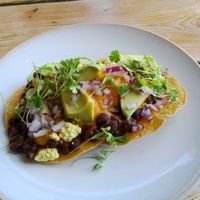 Huevos Rancheros at The Green Rocket Cafe in Bath