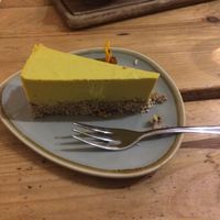 Mango 'Cheese'cake at The Green Rocket Cafe in Bath
