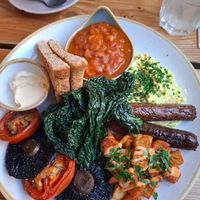 Monster brekkie at The Green Rocket Cafe in Bath