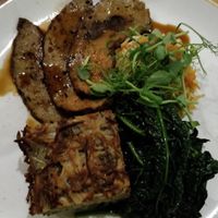 Roast seitan at The Green Rocket Cafe in Bath