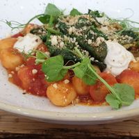 Gnocchi arrabiata at The Green Rocket Cafe in Bath