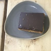 Chocolate and peanut butter bar  at The Green Rocket Cafe in Bath