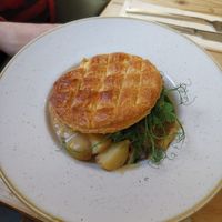 Pie at The Green Rocket Cafe in Bath