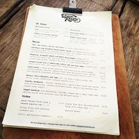 Menu!  at The Green Rocket Cafe in Bath