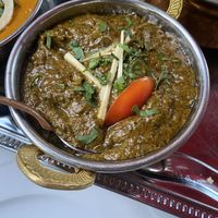 Spinach dish  at Taj Mahal in Regensburg