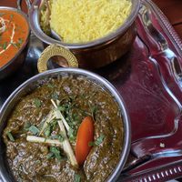 Dish with rice   at Taj Mahal in Regensburg