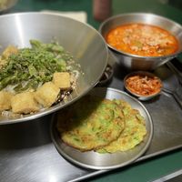 Vegan menu  at Bebab in Seoul