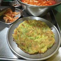 Korean pancake   at Bebab in Seoul