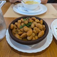 Homegrown beans 500 lek at Villa Gjeçaj in Theth