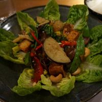 Warm Chili Tofu Salad (vegan) at Wagamama  in Stockholm