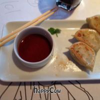 Vegan dumplings. at Wagamama  in Stockholm