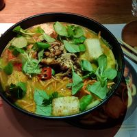 Nice vegan curry udon at Wagamama  in Stockholm