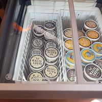 Sorbets (green dot vor vegan) at Simplyfine - Bern in Bern