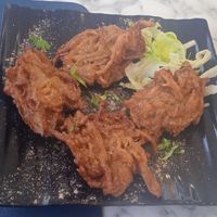 Onion bhaji at Indian Fusion Cala D'or in Mallorca