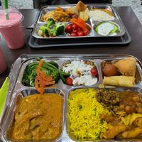 Thali buffet at Pure Veg India in Brussels