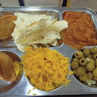 Thali at Pure Veg India in Brussels