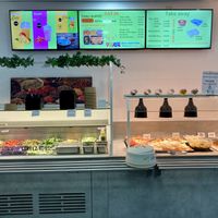 The buffet   at Pure Veg India in Brussels