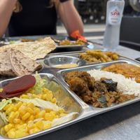 All you can eat plate  at Pure Veg India in Brussels