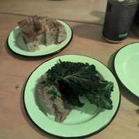 Paté con focaccia at Funga in Buenos Aires