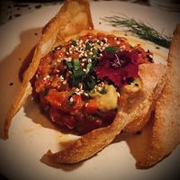 Tuna tartare   at El Mundo Restaurante in Mexico City