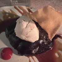 Brownie closeup    at El Mundo Restaurante in Mexico City