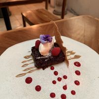 Brownie  at El Mundo Restaurante in Mexico City