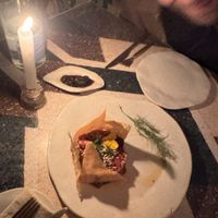 Watermelon tartar  at El Mundo Restaurante in Mexico City