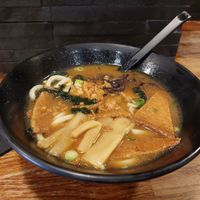 Vegetarian ramen suitable for vegans at Shogun Ramen (将軍ラーメン) in Brighton