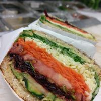 Veggie sandwich at Nutrition Shoppe Juice and Sandwich Bar in Vacaville