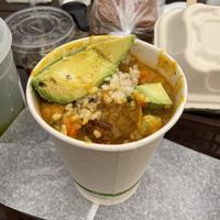 Vegan curry was SO good at GoodLife Cafe and Bakery in Mendocino