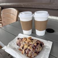 Vegan scone  at GoodLife Cafe and Bakery in Mendocino