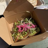 Avocado Toastt  at GoodLife Cafe and Bakery in Mendocino