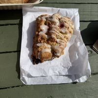 Strawberry Scone  at GoodLife Cafe and Bakery in Mendocino