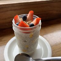Chai pudding  at GoodLife Cafe and Bakery in Mendocino