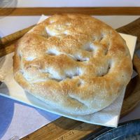 homemade foccacia  at El Racó in Palamos