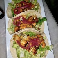 buffalo cauliflower tacos  at Van Gogh's Ear Cafe in Union