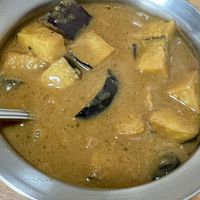 aubergine theeyal (curry)   at Love Dosa in Inverness