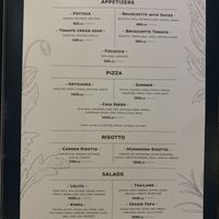 Menü  at Garden Pizza & Salad Bar in Novi Sad