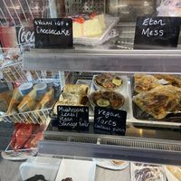 A few of the choices on offer today   at The Rocking Horse Coffee Shop in Kenilworth