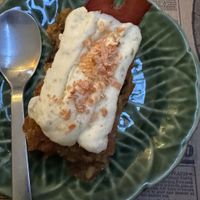 Carrot brownie  at Alma Veg  in Carcavelos