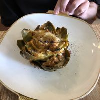 Baked artichoke  at Los Padmitos - San Marcos in Quito