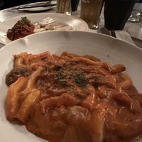 Tteok-bokki rosé - could have been made and plated better for the price and   at comma in Toronto