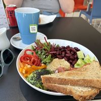 Vegan poke bowl   at The Engine Room Cafe in Bridgwater