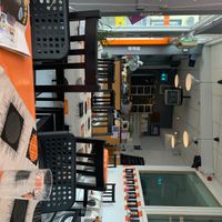 Here is the cafe. Happy to find it Thanks Happy Cow! On a wet and windy afternoon  at The Engine Room Cafe in Bridgwater